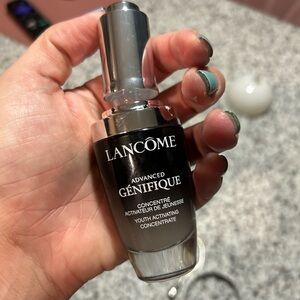 Lancome advanced genefique face serum with bifudus prebiotic hyaluronic acid